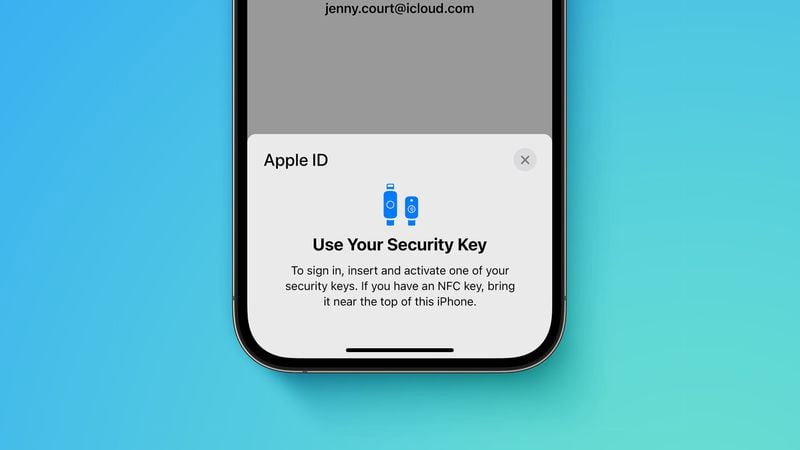 石壁镇苹果手机维修分享iOS 16.3 新增的 Apple ID 的安全密钥有什么功能 